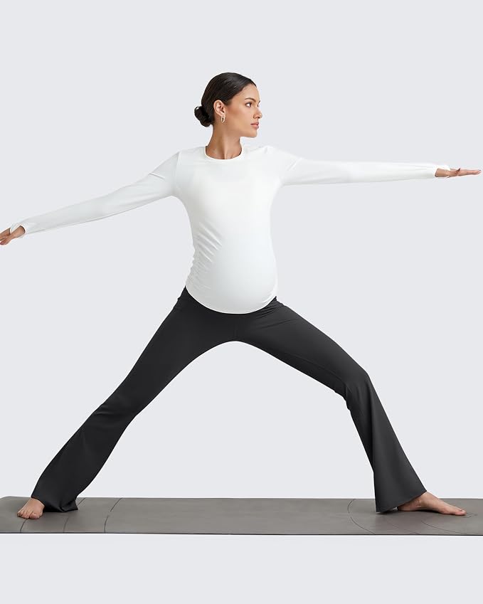 G4Free BareFeel Maternity Flare Leggings - Image 4