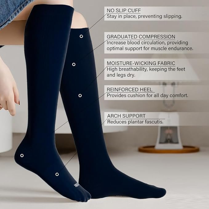 LEVSOX Viscose Made from Bamboo Compression Socks - Image 2