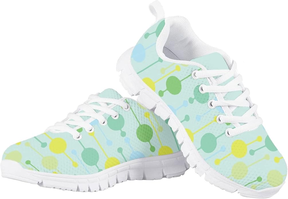 MARSVOVO First Shoes for Walking Boy Girl Athletic Lightweight Flexible Lace-up - Image 2