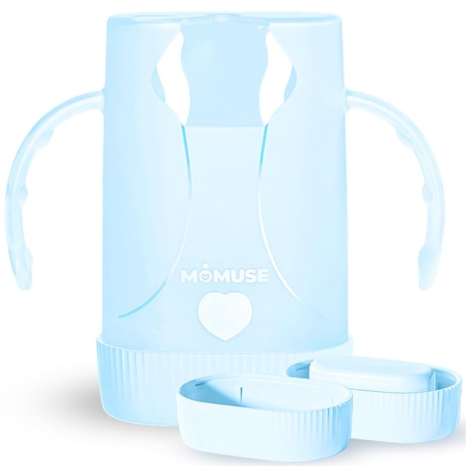 MOMUSE Dual-Lid Squeeze Pouch Holder by Unknown