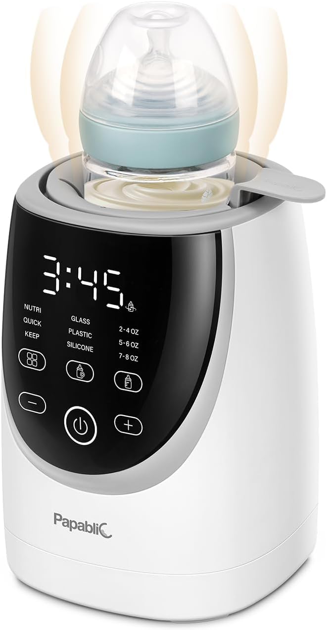 Papablic NutriWarm™ Swirlable Bottle Warmer – Advanced Nutrient-Preserving by Papablic