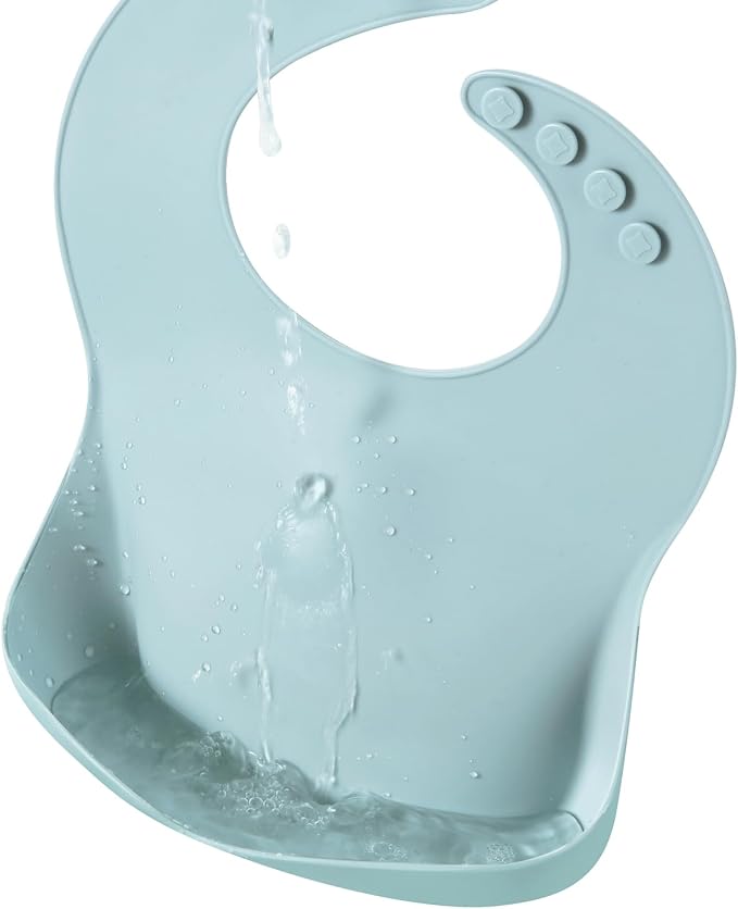 PandaEar 3 Pack Silicone Bibs for Boys Girls for Babies & Toddlers, Waterproof - Image 8