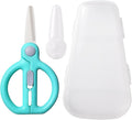 Baby Food Scissors with Travel Case, Ceramic Food Scissors Kids, Toddler by Artenny