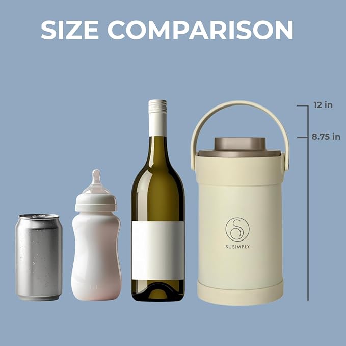 Portable Cooler, Breastmilk Chiller, Large Real-Time Temperature Display - Image 8