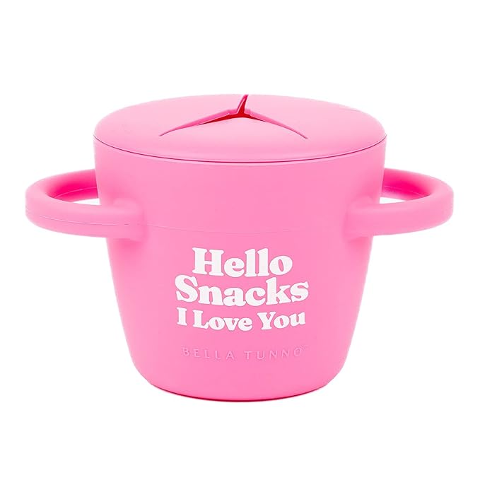 Snack Cups for Toddlers by Bella Tunno, Silicone Spill Proof Food Container by BellaTunno