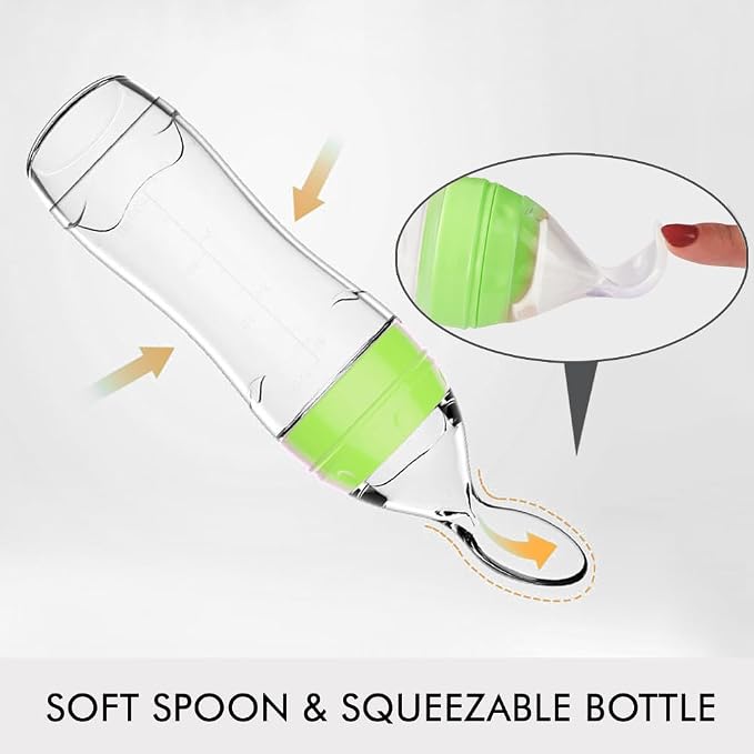 Matyz Silicone Baby Food Dispensing Spoon Squeeze Feeder - Image 2
