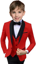 Boys Suit 3 Piece Ring Bearer Suit Kids Formal Jacket Vest Pants Suits Wedding by Unknown