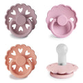 FRIGG SilkySoft Silicone Baby Pacifier 4-Pack Sunset Bliss | Made in Denmark | by mushie