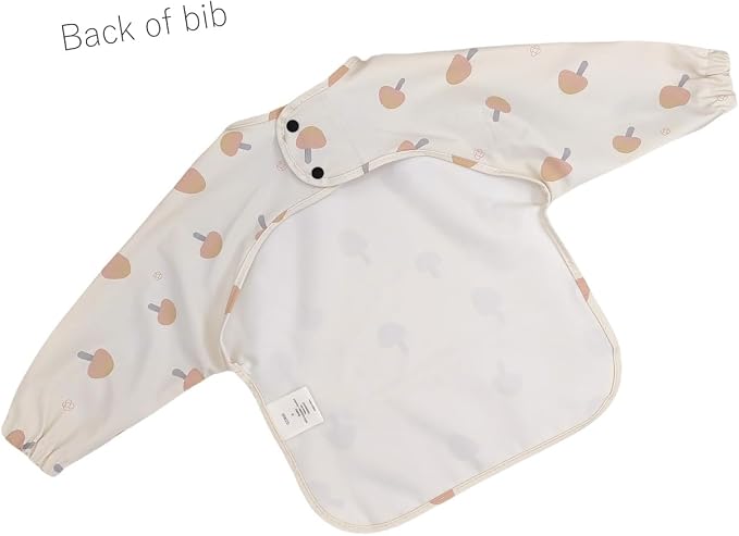 GZMM Waterproof Baby Bibs, Infant Toddler Long Sleeve Feeding Bib - Image 2