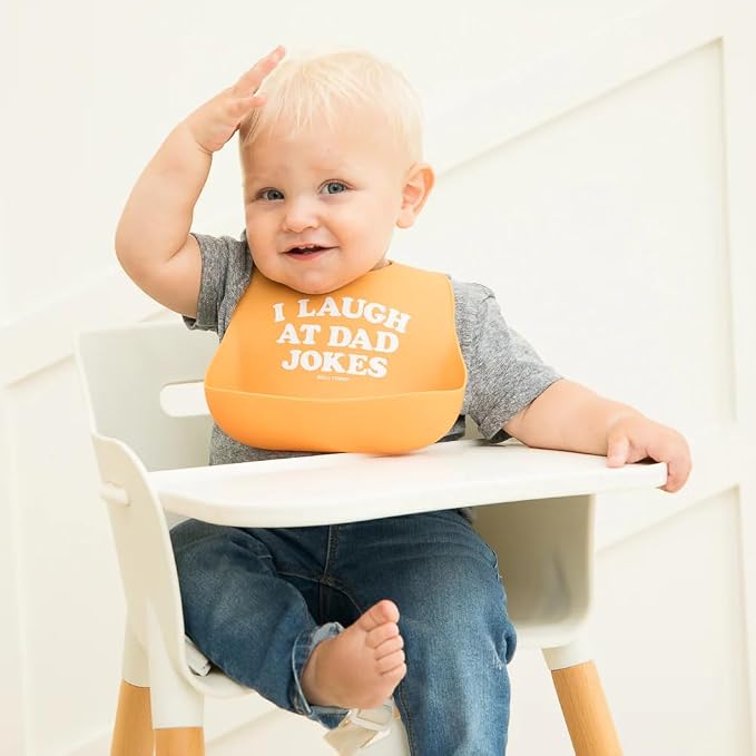 Baby Bib for Eating by Bella Tunno, Waterproof Silicone Bib - Image 2
