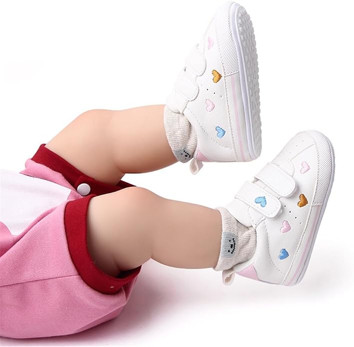 LONSOEN Baby Girls Boys Loafers Prewalker Dress Crib Shoes - Image 7