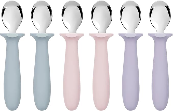 6 PCS Toddler Spoons Set by ITITT