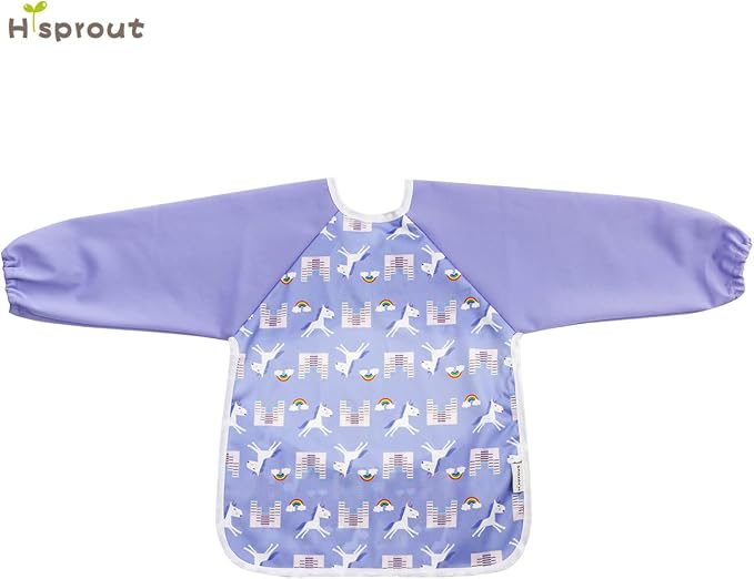 Infant Toddler Baby Waterproof Sleeved Bib, Bib - Image 2