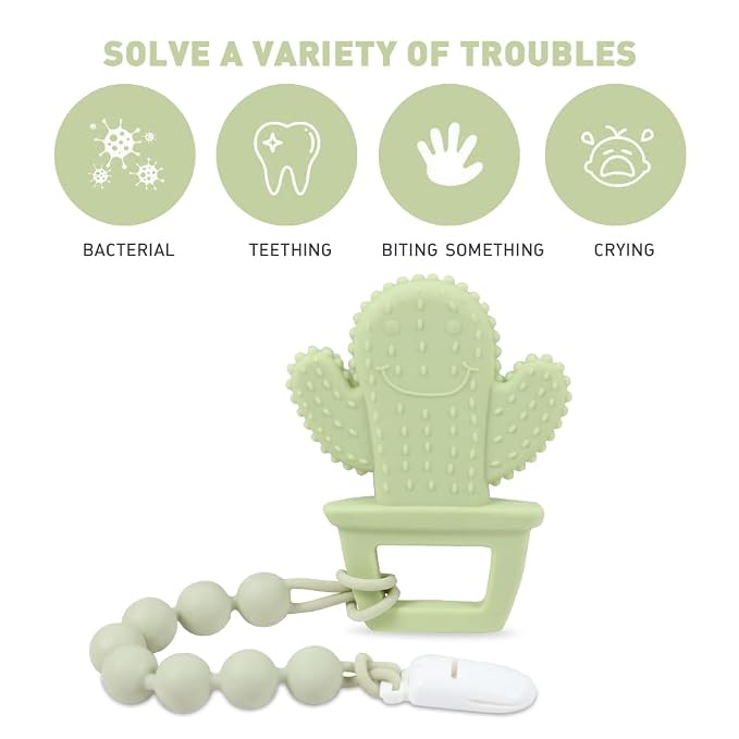Baby Teething Toys, Food Grade Silicone Teether - Image 3
