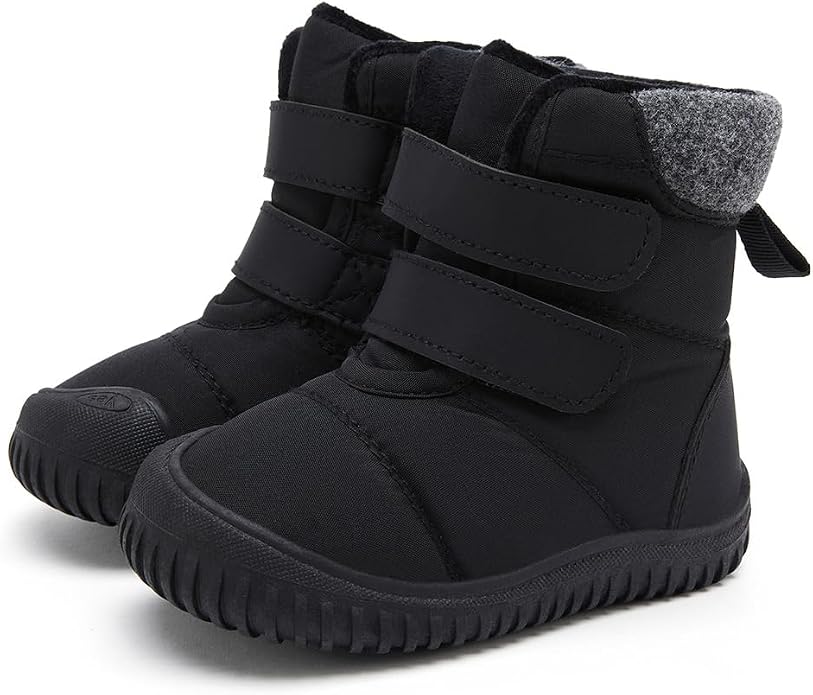 BMCiTYBM Toddler Baby Winter Snow Boots Boy Girl Faux Fur Warm Non Slip First - Image 3