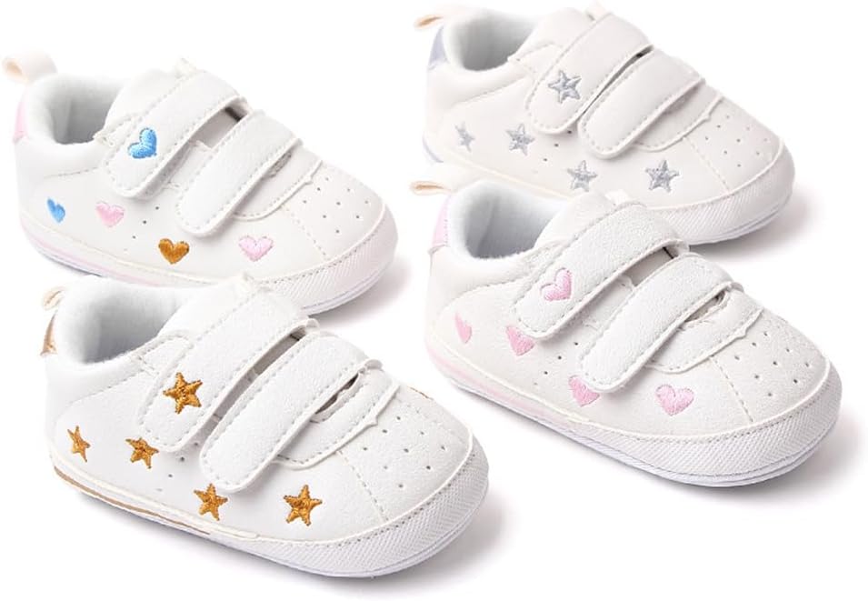 Clowora Baby Boys Girls Shoes Non-Slip Rubber Sole Sneakers Infant First - Image 6