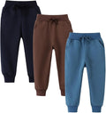 Boys Pants, Toddler 3 Pack Drawstring Elastic Sweatpants Cartoon Active Joggers by WelcometoYookoom