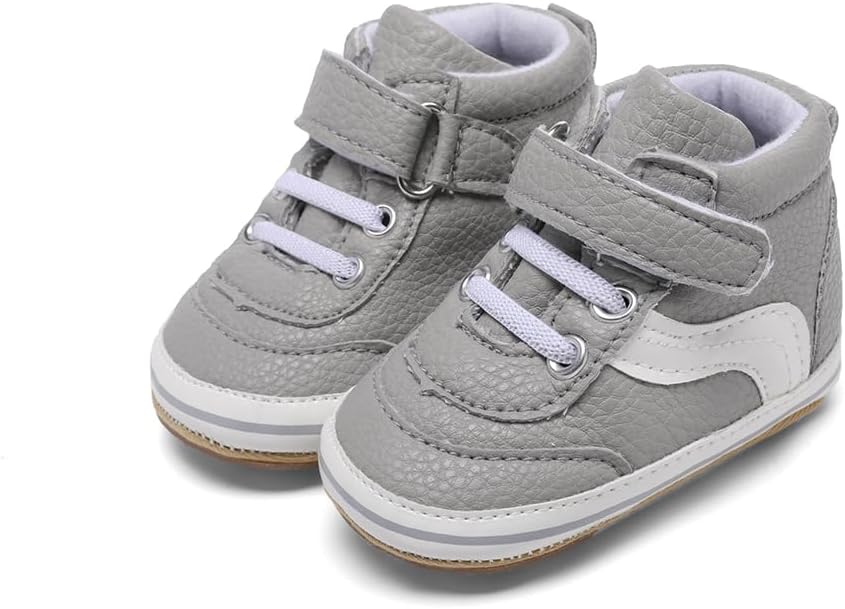 Clowora Baby Boys Girls Shoes Non-Slip Rubber Sole Sneakers Infant First - Image 2