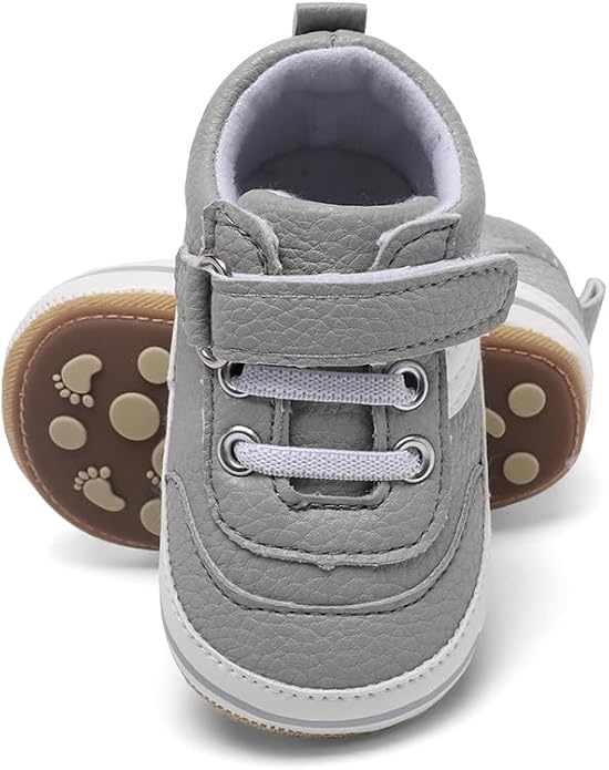 Clowora Baby Boys Girls Shoes Non-Slip Rubber Sole Sneakers Infant First - Image 3
