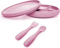 Talktools Bitsy Feeding Kid's Essentials Plate Set – Toddler Utensils, Spoon by TalkTools