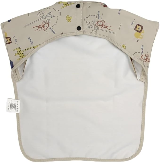 GZMM Waterproof Baby Bibs, Infant Toddler Extra Cover Feeding Bib - Image 7