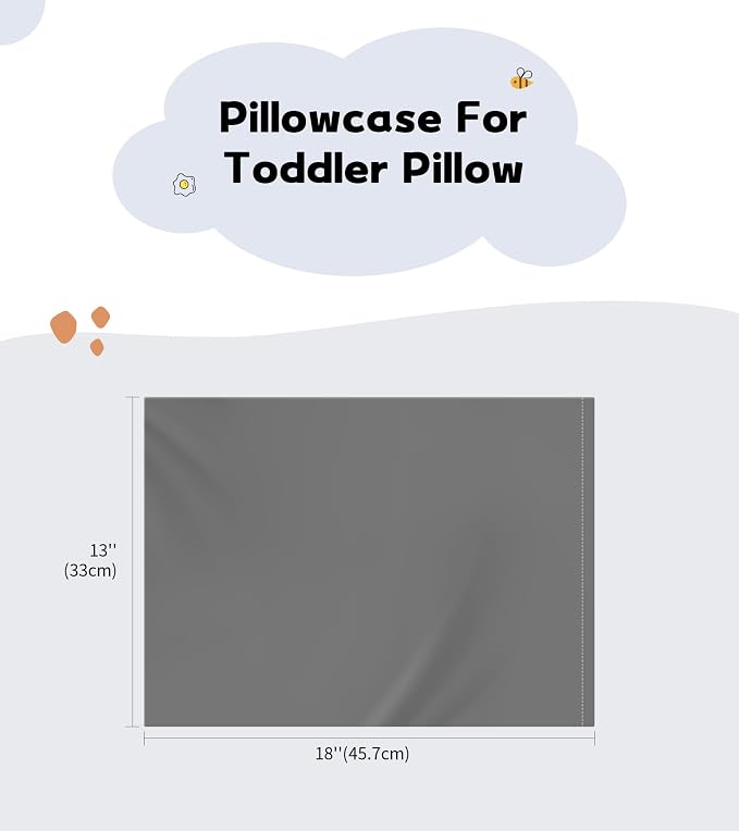 Deep Dream Toddler Pillowcases for 13x18 Pillow 2 Pack, 100% Cotton Travel - Image 2