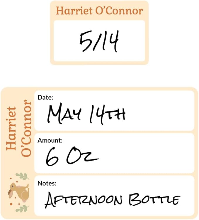 Name Bubbles - Reusable Baby Bottle Labels by NameBubbles