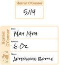 Name Bubbles - Reusable Baby Bottle Labels by NameBubbles