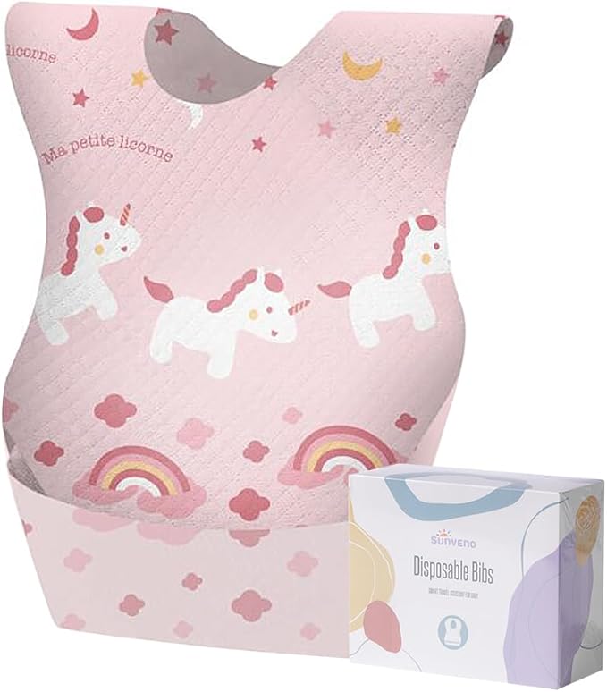 SUNVENO Disposable Baby Bibs by SUNVENO