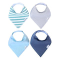 Copper Pearl 4 Pack Soft Cotton Baby Bibs by CopperPearl