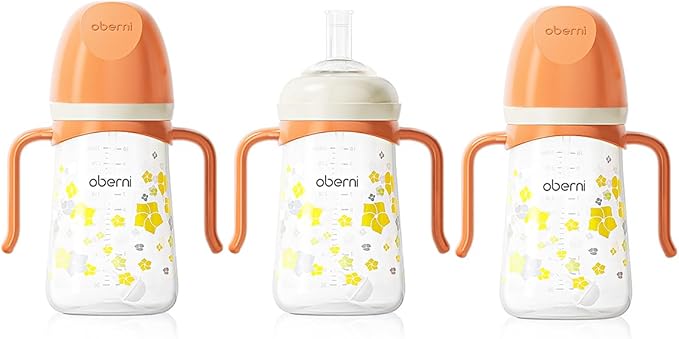Baby Sippy Cup 240ml/8oz, Toddler Water Drinking Bottle by oberni