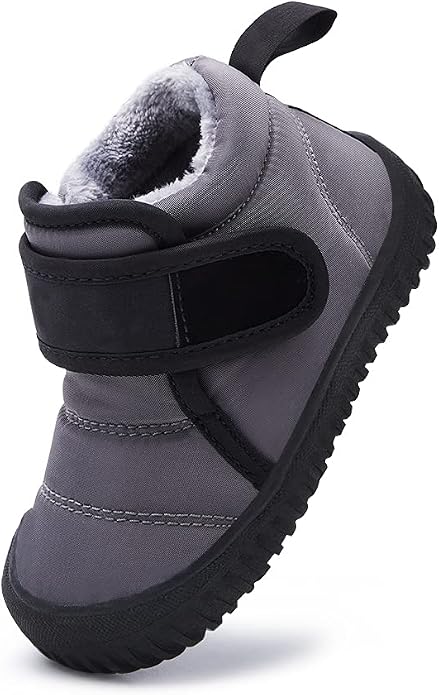 BMCiTYBM Toddler Baby Snow Boots Winter Shoes Boys Girls Cold Weather Baby Faux - Image 6
