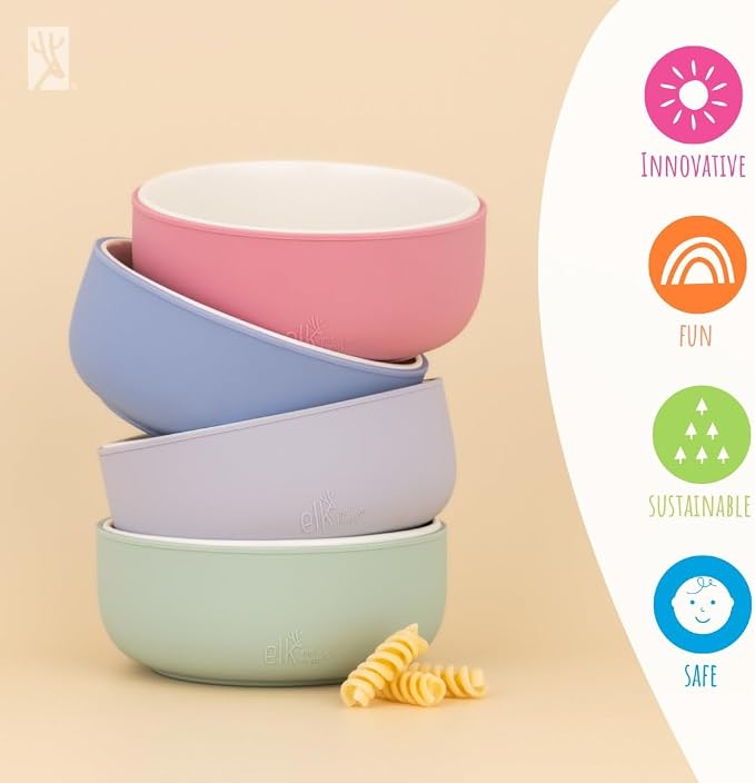 Elk and Friends Kids Porcelain Bowls - Image 8