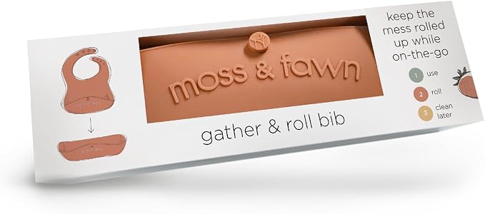 Moss and Fawn Gather & Roll Bib - Image 5
