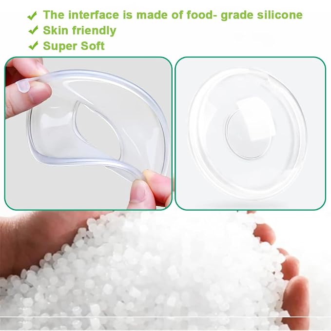 New Model with Plugs! 2PCS Breast Shells, Milk Saver, Wearable Nursing Cups - Image 4