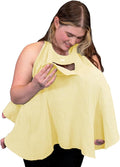 Muslin Nursing Cover for Baby Breastfeeding – Peekaboo Window -100% Breathable by Lookee+Looky