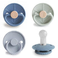 FRIGG SilkySoft Silicone Baby Pacifier 4-Pack Skyline Serenity | Made in by mushie
