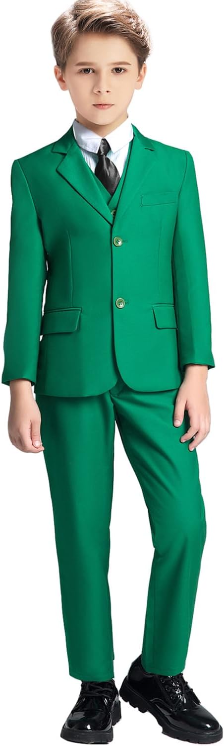 Boys Suit for Kids Tuxedo Suits for Wedding Formal Suit Set Toddler Boy Dress - Image 2