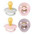 BIBS Pacifiers - Colour 4-Pack | BPA Free Baby Pacifier | Round Nipple Binkies by BIBS