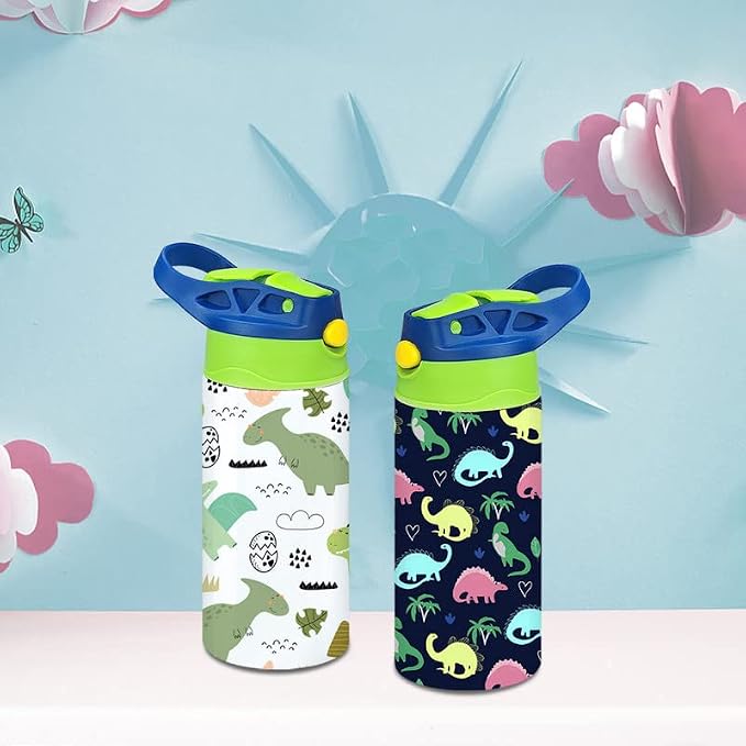 Kids Sublimation Tumbler, 12oz Sublimation Water Bottle Blanks, Straight - Image 2