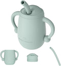 Cuddle Campus 100% Silicone Baby Training Cup, Shatterproof Toddler Sippy Cups by CuddleCampus