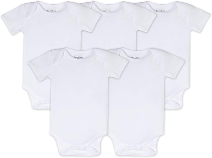 Burt's Bees Baby Organic Cotton Bodysuits – Baby Boy & Girl Short and Long by BurtsBeesBaby