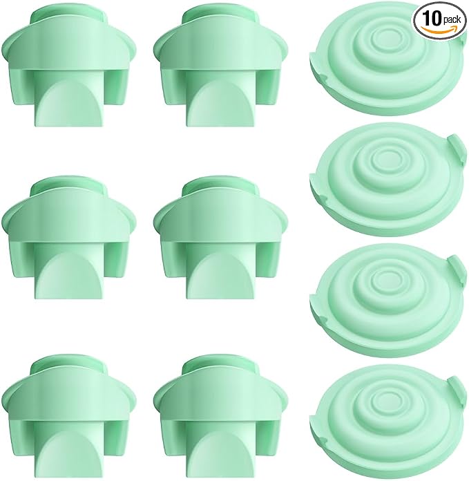 6pcs Duckbill Valves and 4pcs Pump Seals Diaphragm Compatible by IVARONAL