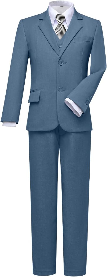 Visaccy Boys Suits Slim Fit Dress Clothes Ring Bearer Outfit by Visaccy