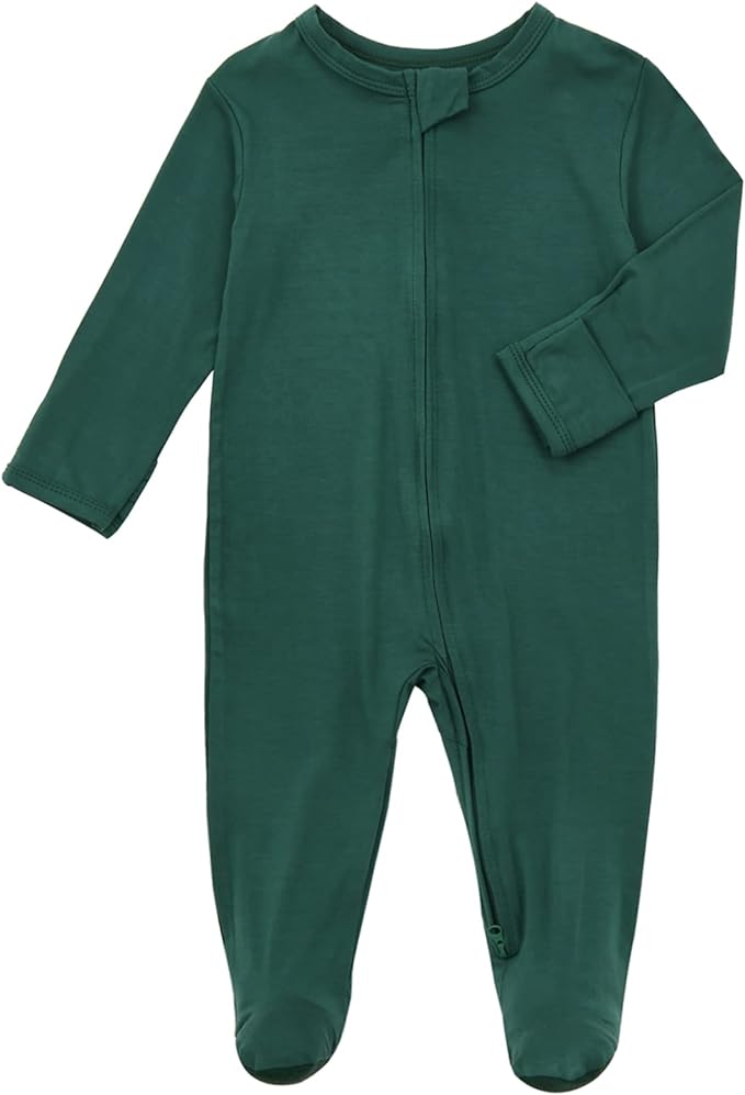 Aablexema Baby Zipper Pajamas Bamboo Rayon - Image 2