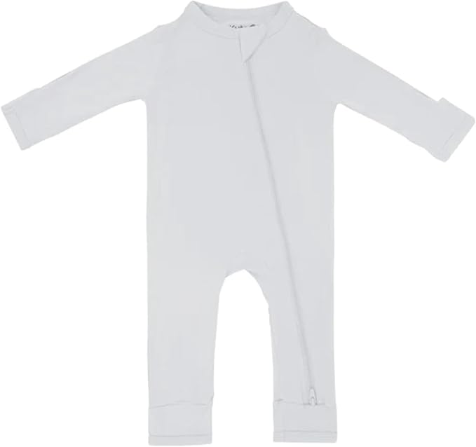 KYTE BABY Unisex Rayon Made From Bamboo Zippered Rompers 0-24 Months by KYTEBABY