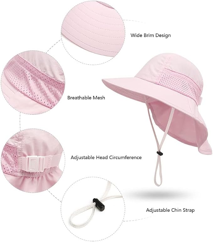 Baby Sun Protection Hat for Infant Toddlers Boys Girls UPF 50+ Sunhat for - Image 5