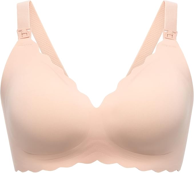 Momcozy Nursing Bras for Breastfeeding, Seamless Pregnancy Maternity Bra by Momcozy