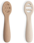 mushie Silicone First Feeding Baby Spoons | 2 Pack by mushie