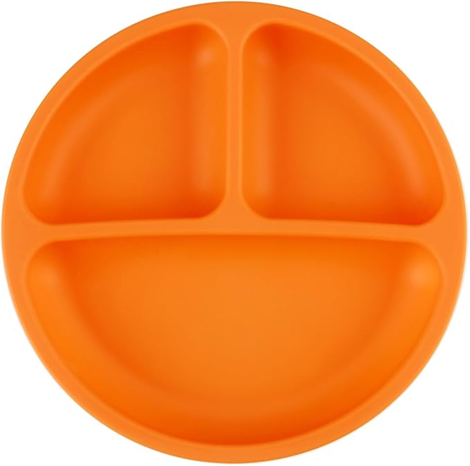 PandaEar 3 Pack Toddler Plates, Silicone Divided Suction Plate - Image 8